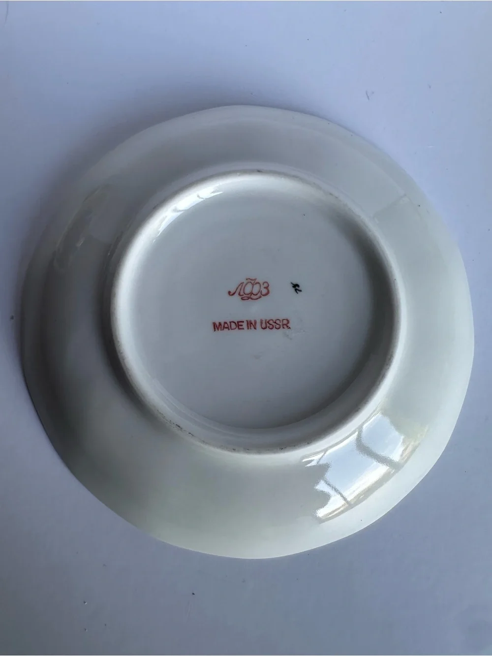 Lomonosov Golden Garden Porcelain Cup and Saucer gold/cobalt